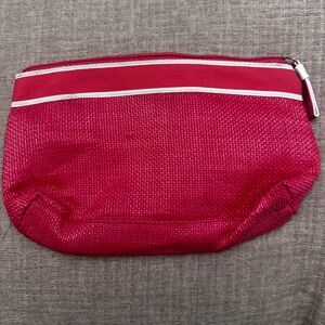 Lancôme Hot Pink Makeup Bag NWOT